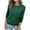 *Green, variant on ClodeEU Women's Round Neck Sweatshirts, Long Sleeve Fall Lightweight Sweater ,Casual Loose Fit Tunic Top Black,Womens Plus S