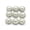 White pearl+Silver, variant on U8MO 100 Silver Bling Crystal Rhinestone Pearl Flatback Button Beads 11mm Free Ship-Clear+Silver