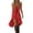 RD3, variant on Western Cowgirl Dress for Women Sleeveless V Neck Lace Up Asymmetrical Hem Ruffle Flowy Midi Dress Summer Sundresses