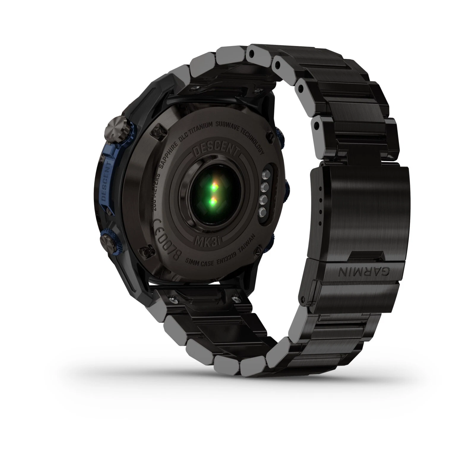 Garmin Descent Mk3i 51 mm Titanium Dive Computer +Extra-Long Strap, AMOLED Display, GPS Smartwatch & Wearable4U Gift Bundle (010-02752-13)