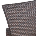 thumbnail image 2 of Titan Outdoor Wood and Wicker 8 Seater Dining Set, Dark Brown and Multibrown, 2 of 4