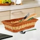 thumbnail image 4 of Dining Table Storage Basket Woven Desktop Organizer For Restaurant Multi 30.00X19.50X6.0cm Fruit and Snack Storage 1Pcs, 4 of 5