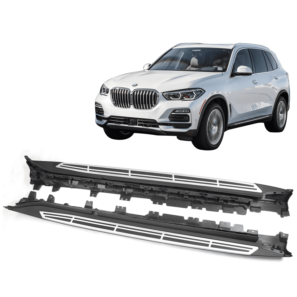 Fits 2019-2020 BMW X5 G05 Side Step Bars Running Boards Aluminum 2PC Pair