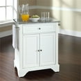 thumbnail image 2 of Pemberley Row Solid Granite White Kitchen Island Rectangular Portable Adjustable 35" Unassembled, 2 of 7