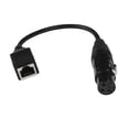 thumbnail image 2 of HQRP 2-Pack 3-Pin XLR Female to RJ45 Adapter, RJ45 to XLR DMX Cable, Network Connector Extension Cable Compatible with DMX-CON Controller Series for LED RGB Strips, Stage and Recording Studio, 2 of 9