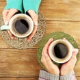 thumbnail image 6 of Dailihome 3 Pack Beige Paper Rope Woven Placemats 15 Inch Round Heat Resistant Hand Knitted Table Mats for Dining Party Decoration, 6 of 8
