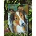 thumbnail image 3 of Carolines Treasures 7396GF Sheltie Curiosity Garden Flag Garden Size multicolor, 3 of 5