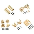 thumbnail image 2 of Ruiboury 2pcs 1/10 Brass Rear Axle For SCX10 90046 Crawler CNC RC Car Accessories Replacement Parts RC Upgrade Part RC Car Part, 2 of 6