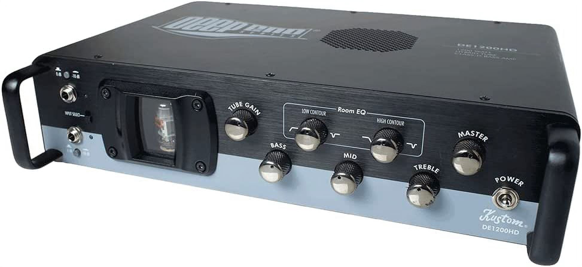 Kustom DE1200HD 1,200W Tube Hybrid Bass Amp Head