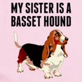 thumbnail image 2 of CafePress - My Sister Is A Basset Hound Body Suit - Baby Light Bodysuit, Size Newborn - 24 Months, 2 of 4
