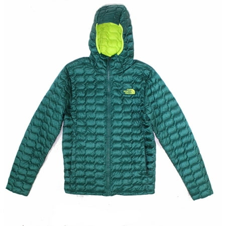 Mens Small Hooded Puffer Full Zip Jacket S