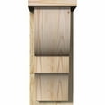 thumbnail image 2 of 8"W x 10"D x 18"H Ridgewood Rough Sawn Corbel w/Backplate, Douglas Fir, 2 of 9