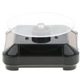 thumbnail image 1 of S SERENABLE 4-Color Solar Powered Rotary Display Stand Turn Table w/Changing Color Light Black, 1 of 9