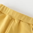 thumbnail image 4 of Boys Pants Baby Sweatpants Spring And Autumn Children's Sports Pants Baby Girls Spring Spring Clothes Footed Infant Trousers Yellow, 4 of 5