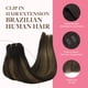 thumbnail image 3 of Extensiones de cabello con clip GOO GOO, cabello humano real, 22 pulgadas, 150 g, 3 of 8