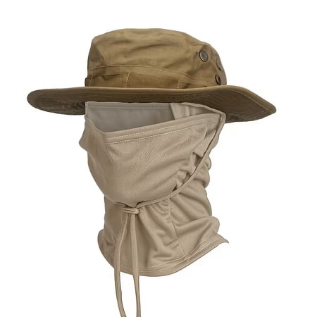 UPF 50+ Foldable Wide Brim Sun Hat Breathable for Men Women Fishing Hiking