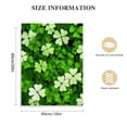 thumbnail image 2 of Acheng St. Patrick's Day Canvas Wall Art Framed Wall Decoration Shamrock Clover Wall Green Lucky Leaf Aesthetic Wall Artwork Ready to Hang Wall Pictures for Living Room Bedroom Decor  16x20 in, 2 of 5