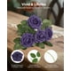 thumbnail image 2 of Flores artificiales InnoGear Dusty Purple Foam Rosas x50, 2 of 7