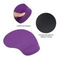 thumbnail image 4 of Unique Bargains Gel Mouse Pad with Wrist Rest Ergonomic Mouse Pad Comfortable Memory Foam Non-Slip Base Soft, Purple, 4 of 5