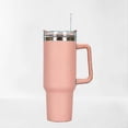 thumbnail image 1 of Gobelet Réutilisable 40oz avec Paille, Couvercle Résistant aux Fuites, Tasse Isolée, Maintient le Froid, la Chaleur et la Glace pendant des Heures, 1 of 1