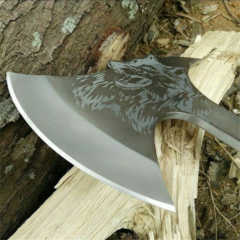 Hacha de supervivencia,Camping Hatchet Campers Hiking Hunting Chopping Wood