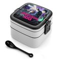 thumbnail image 1 of Mob Psycho Fiambrera de Doble Capa, Contenedor de Almuerzo Portátil Apilable, Almacenamiento de Alimentos Hermético a Prueba de Fugas, 1000ml, 1 of 6