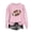 Pink women fall long sleeve graphic tops a1, variant on thefmos Women's Fall Winter Long Sleeve Graphic Pullover Tops Round Neck Casual Loose Football Printed Tshirt Blouses Cute Trendy Sweatshirt Vacation Fashion Clothes, Purple S