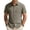 Bronze, variant on Mens Linen Shirt Short Sleeve Wrinkle Free Casual Untucked Button Down Shirts Beach Breathable Tops Summer