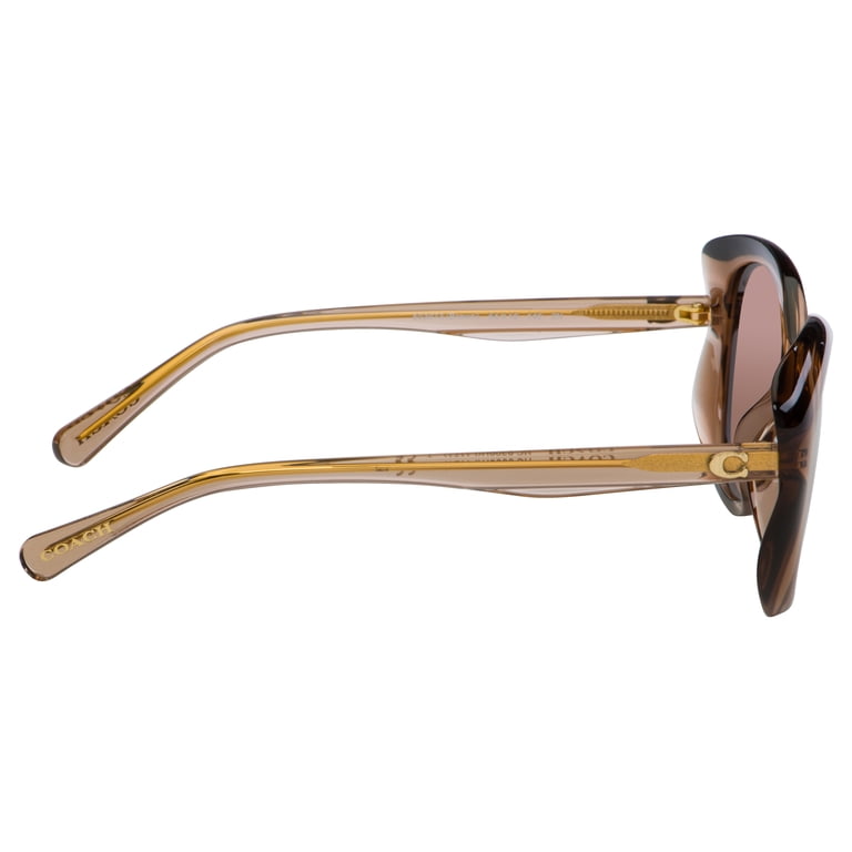Sunglasses Coach HC 8306 U 503973 L1171 Brown - Walmart.com display picture 2