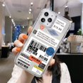 thumbnail image 1 of Fundas de silicona pintadas a la moda para Iphone 14, 11, 12, 13 Pro Max, XR, 7, 8 Plus, X, Xs, Max, 6, 6s, SE, 2022, 2020, 13 Mini qiuyongming unisex, 1 of 2