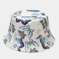 thumbnail image 2 of ZHENHONG Bucket Hats for Women and Men Fashion Sunshade Basin Hat Outdoor Hat Casual Solid Color Headwear Beige, 2 of 2