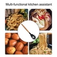 thumbnail image 5 of Food Grade Pasta Spoon, BPA free, Pasta Strainer Spoon-Silicone Pasta Fork, 5 of 5