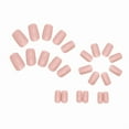 thumbnail image 4 of 4 Boxes 96 Pcs Sweet Girl Glitter Press on Nails - Long Square False Nails for Women, Party & Daily Wear, Trendy Pink Fake Nails, 4 of 9