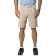 thumbnail image 6 of TGW Men's Pleated Expandable Waist Performance 10In Golf Shorts for Golfing Khaki 10 In. 34, 6 of 6