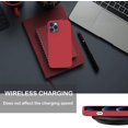 thumbnail image 5 of iPhone 12 6.1 Silicone Case, iPhone 12 Pro Case Ultra Thin Full Protection Liquid Silicone Case Cover for iPhone 12 Pro / iPhone 12 (2020) 6.1 Inch Red, 5 of 5