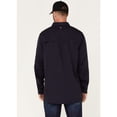 thumbnail image 4 of Hawx Work Gear Men's Fr Vented Solid Long Sleeve Button-Down Work Shirt - HXFRSP22W38-NVY, 4 of 4