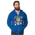thumbnail image 3 of Dennis The Menace Party in the USA Zip Up Hoodie Men's Women's Brisco Brands X, 3 of 6
