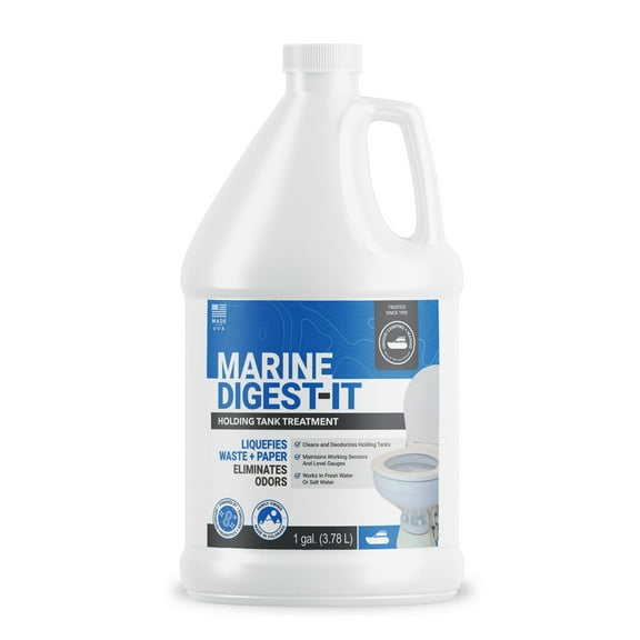 Unique Marine Digest-It Boat Holding Tank Treatment - 64 Concentrated Toilet Treatments (128 oz.)