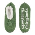 thumbnail image 2 of BambooMN Adult Super Soft Warm Cozy Fancy Yarn Slippers Non-Slip Lined Socks, 2 of 2