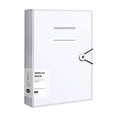 thumbnail image 1 of SIYTUAU A4 Size 60 Page Expandable Document Bag With Snap Lock Plastic Transparent Folder For Paper Storage White Plastic, 1 of 7