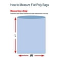 thumbnail image 3 of (4 pack) Partners Brand Flat Poly Bag,5 x 12",1 mil,PK1000 PB2245, 3 of 5