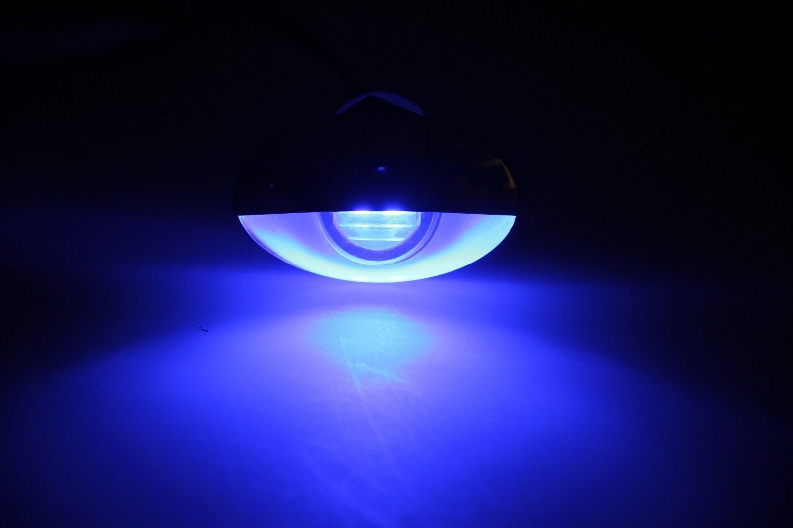 Pactrade Marine Auto RV Trailer SS316 LED Courtesy Accent Bezel Down Light Blue