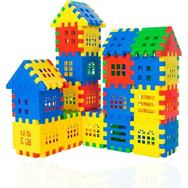 DEJUN Interlocking Building Blocks Toys for Kids, Toddlers Educational Toys Set (70 PCS)-001