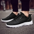 thumbnail image 2 of Non S𝗅ip Work Shoes for Men 𝖫a𝖼e Up Outdoor Hiking Sneakers Breathable Lightweight Sport Shoes Comfortable S𝗅ip On Tennis Shoes Wate𝗋proof Casual Jogging Shoes for Summer and Autumn, 2 of 9