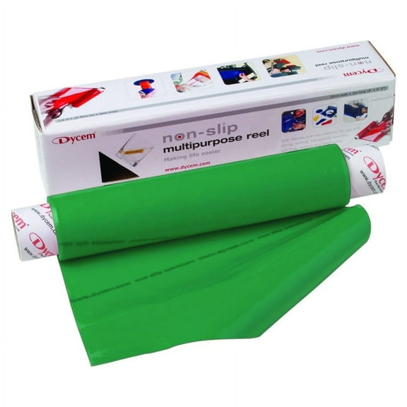 Dycem Nonslip Material, Roll, 16" x 6-1/2", forest Green