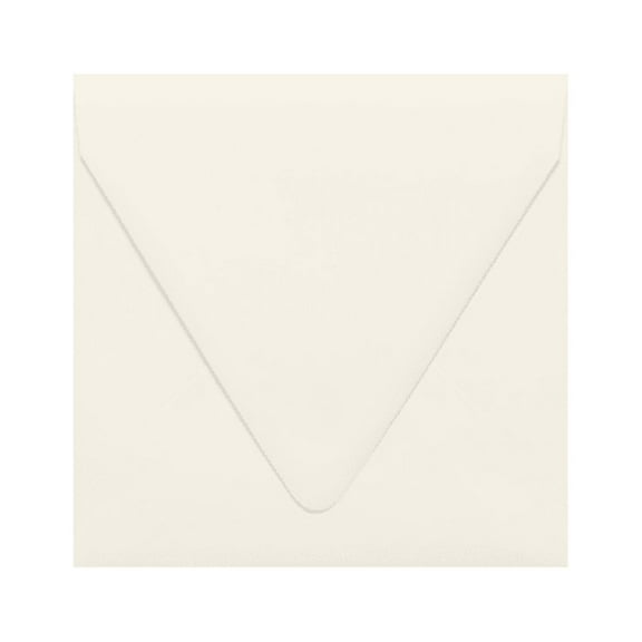 LUXPaper 6 1/2 x 6 1/2 Square Contour Flap Envelopes, Natural, 500/Pack