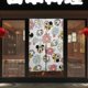 thumbnail image 4 of Cortina de puerta de Mickey Mouse, cortina opaca para puerta de 34 x 57 pulgadas, cortina divisoria de privacidad para decoración del hogar, dormitorio, cocina, 2 paneles, 4 of 6