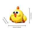 thumbnail image 7 of syligr Pull Along Chick Toy for Toddlers 1-3, Yellow Walking Crawling Toy, Interactive Pull Toy, Early Educational Developmental Gift, No Batteries Required, for Boys Girls Indoor Outdoor, 7 of 7