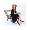 thumbnail image 5 of BLISSFUL STEP Women's Wedge Sandal Platform Ankle Strap Open-Toe Heel Buckle Sandals Black (Size 9), 5 of 7