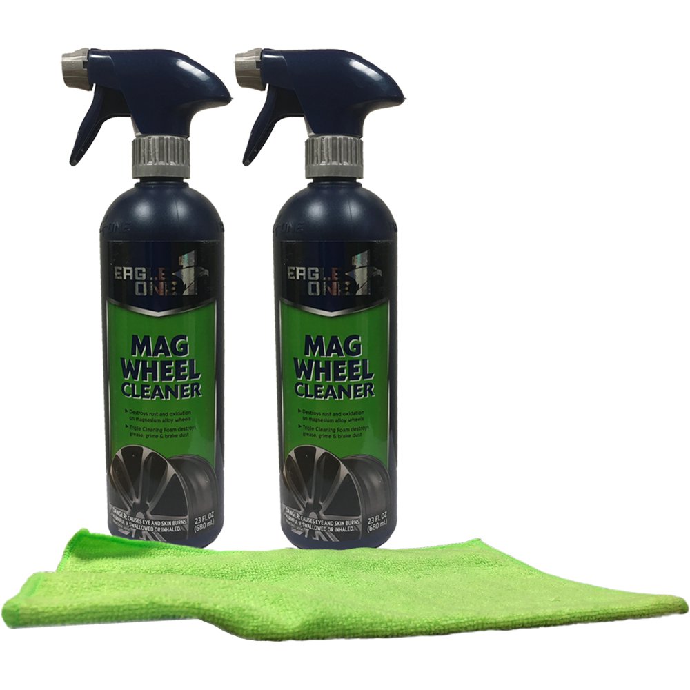 Eagle One Triple Cleaning Foam Mag Wheel Cleaner (23 oz.) Bundle with